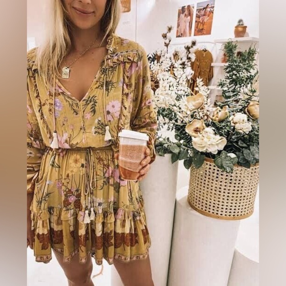 Spell Wild Bloom yellow play dress